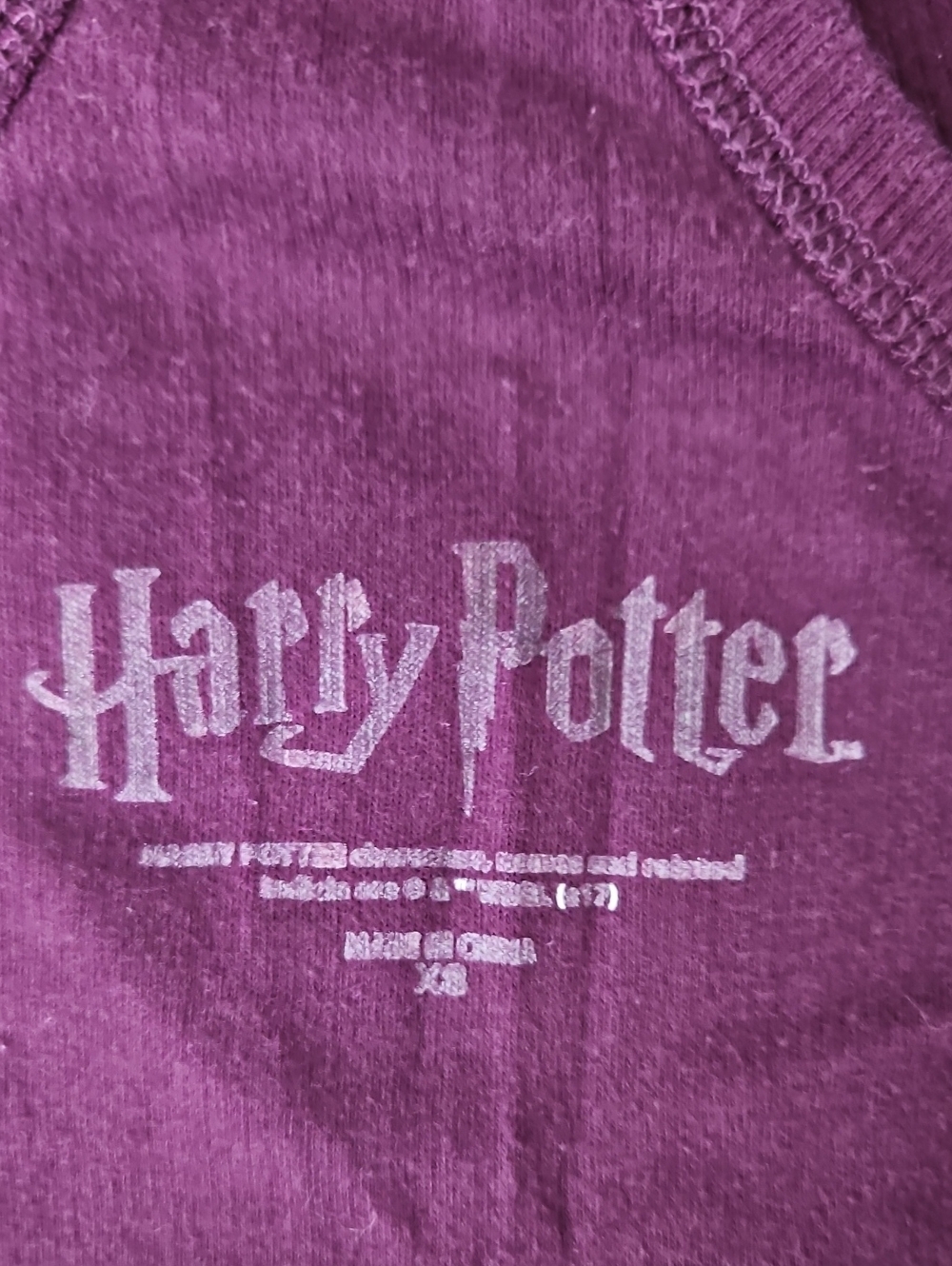 Harry Potter Tank & Short PJ Set in Purple - Picture 3 of 8